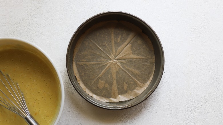 lined baking pan