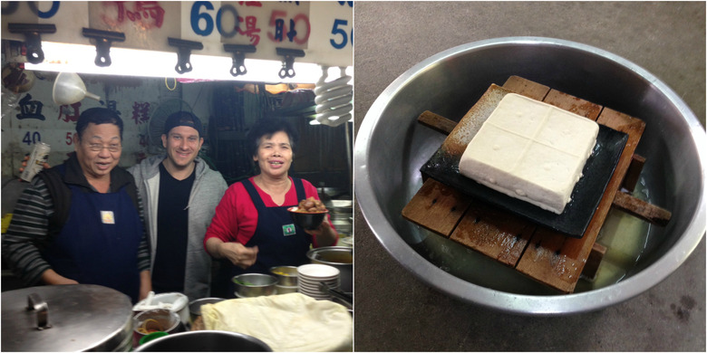 Michael Ferraro In Taiwan. A Fan Of Duck Blood, But Not The Stinky Tofu