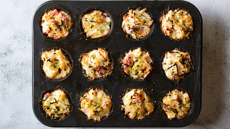 Baked mini sushi bake cups 