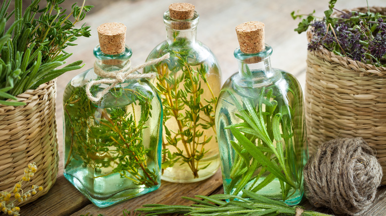 homemade infused olive oils