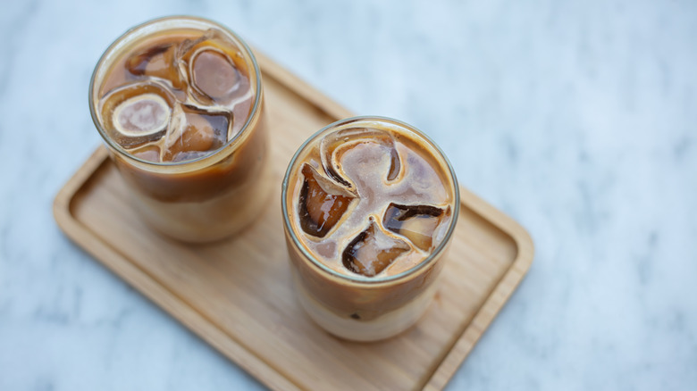 Iced coffee drinks