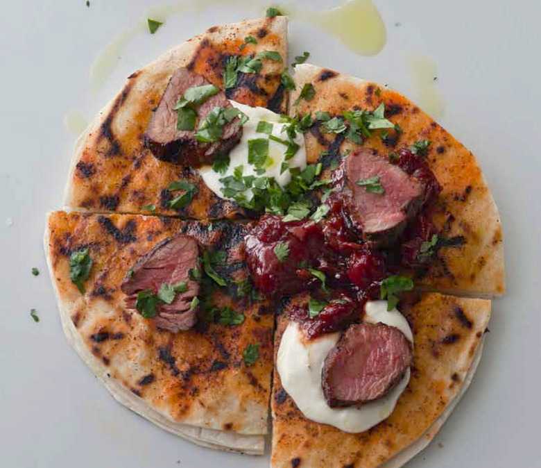 Mole-Rubbed Lamb Tenderloin Quesadillas Recipe