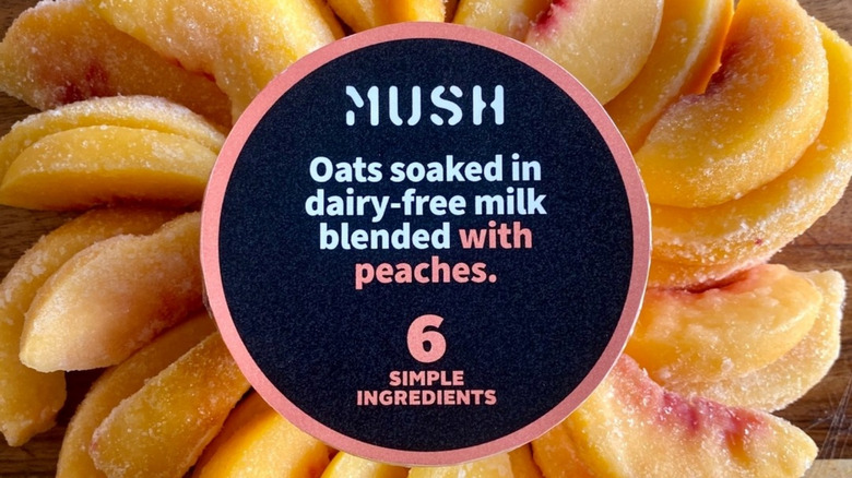 Peach overnight oats from MUSH