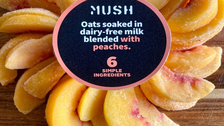 Peach overnight oats from MUSH