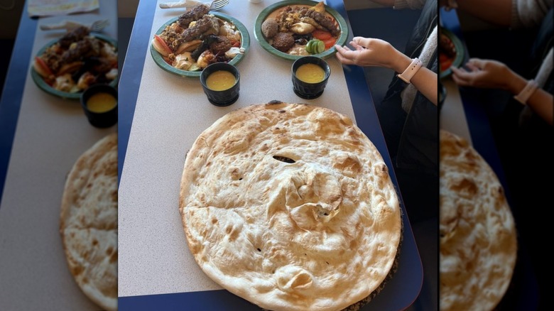 Bread and food served at Al Baghdady Bakery.