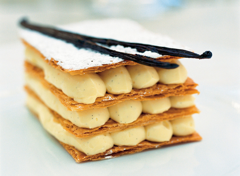 Napoleon Of Puff Pastry With Vanilla-Whiskey Cream Recipe