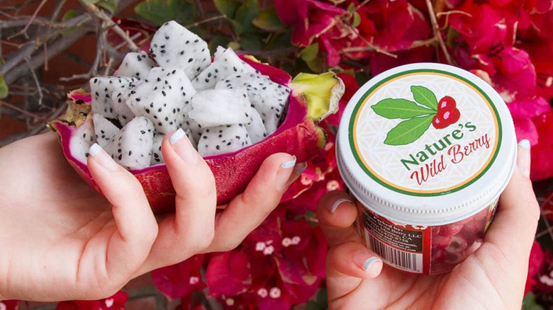 Dragon fruit with miracle berries