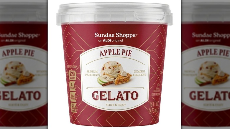 Sundae Shoppe Gelato in Apple Pie flavor