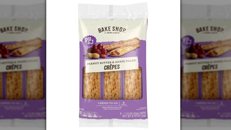 Peanut Butter & Grape Filled Crêpes from Aldi