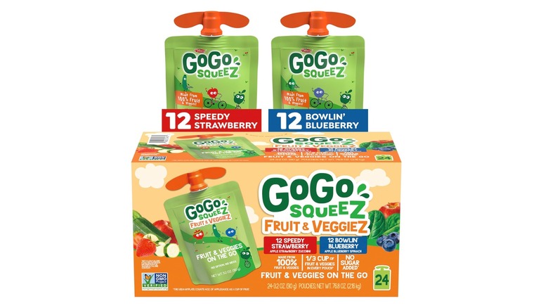 Variety pack of GoGo SqueeZ.