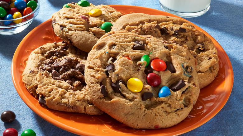 Plated King Krumb Peanut Butter Lovers Bakery Cookies.