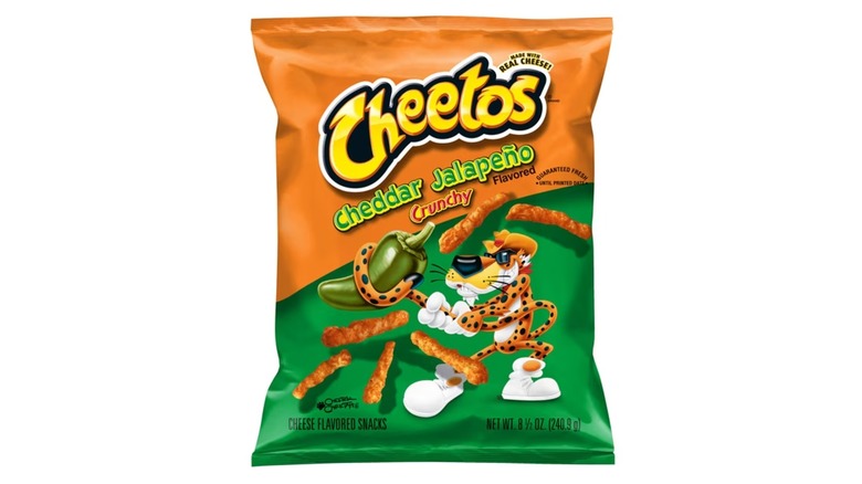 Cheetos Crunchy Cheddar Jalapeno Cheese Puff Chips