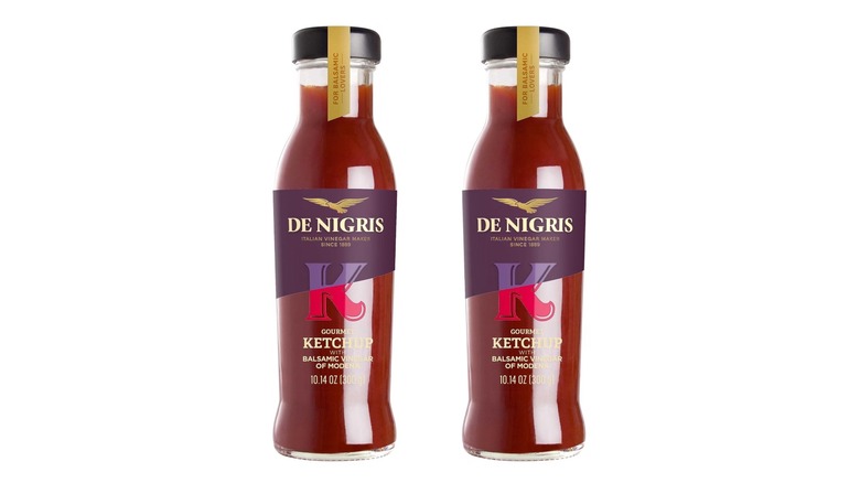 De Nigris Excellence Line Gourmet Italian Ketchup with Balsamic Vinegar of Modena