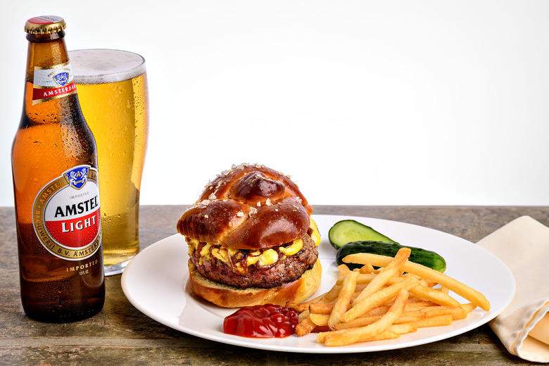 New York Burger Week: Pretzel Burger with Beer Cheese