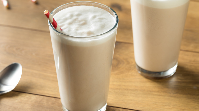 two brooklyn egg cream sodas