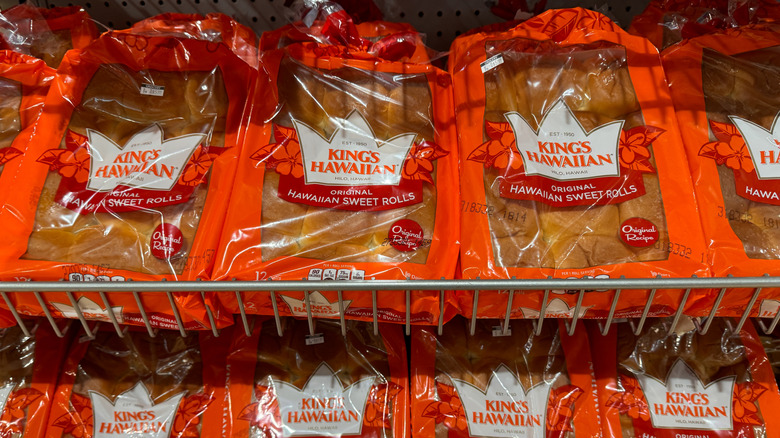 King's Hawaiian rolls for sale.