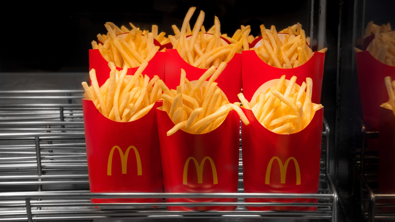 Baskets of McDonald's fries
