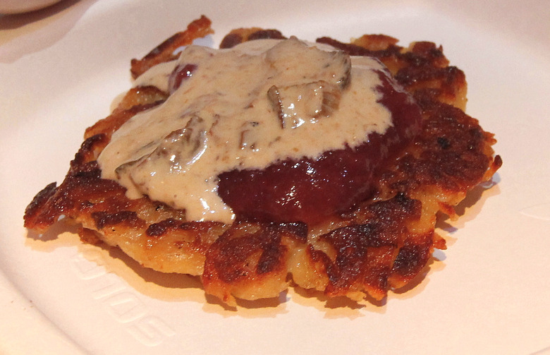 Norma's Magic Mushroom Latkes