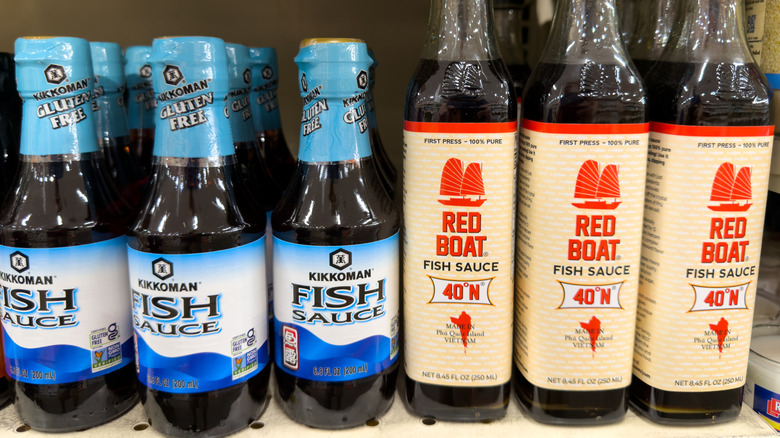 Fish sauce bottles for sale.