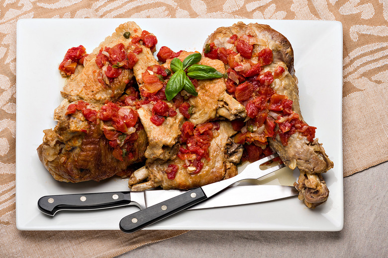 Swap out the roaster for a braiser this Thanksgiving with our hearty turkey cacciatore recipe.