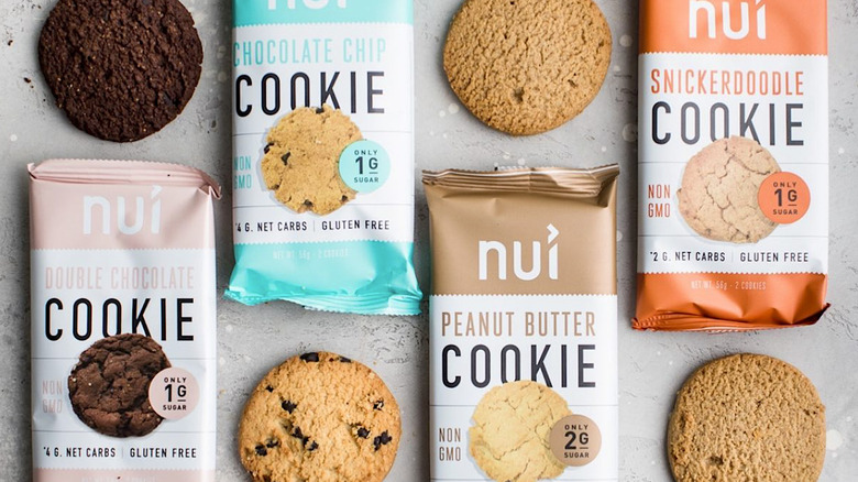Nui low carb cookies different flavours