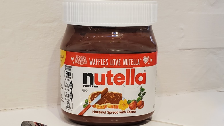 Jar of Nutella