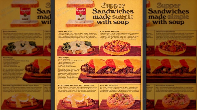 Soup sandwiches ad