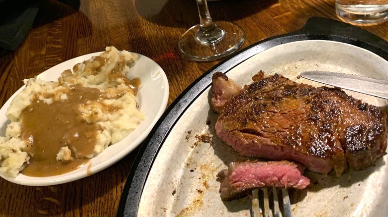 steak at Jess & Jim's