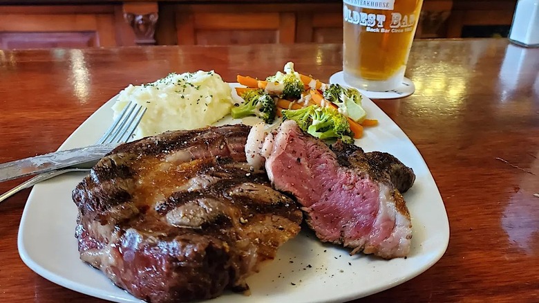 steak at Miners & Stockmen's