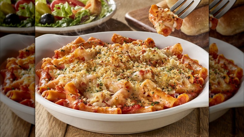 Olive Garden's Five Cheese Ziti al Forno.