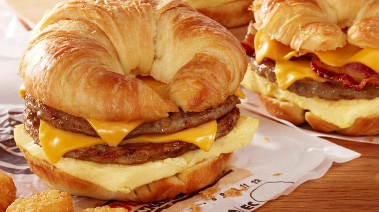 A Burger King Croissan'wich.