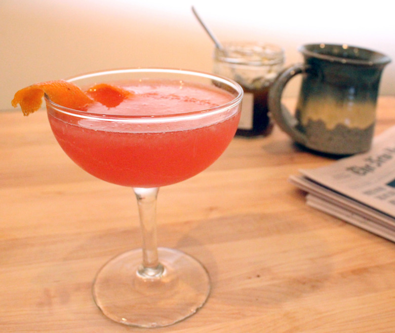 There's no law against starting your weekday off with a marmalade martini.
