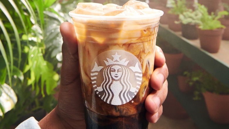Starbucks iced shaken espresso drink