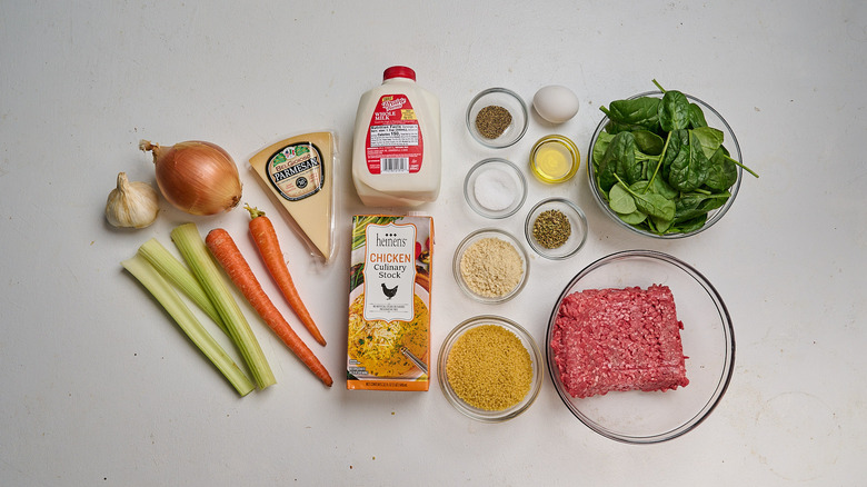 ingredients on a table