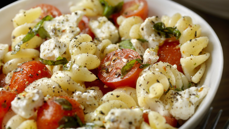 pasta salad in bowl