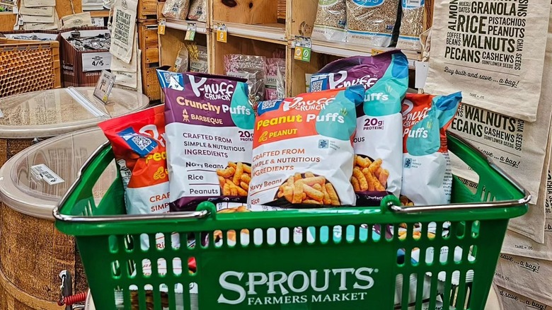 P-nuff Crunch in Sprouts shopping basket