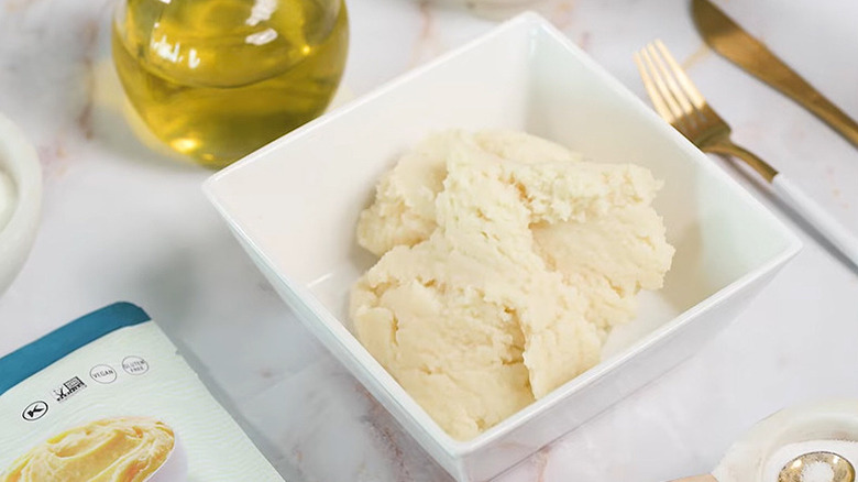 Palmini mashed potatoes made from hearts of palm