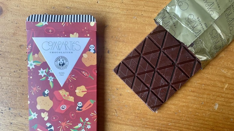 Panda Express x Compartés Chocolate's Kung Pao Bar