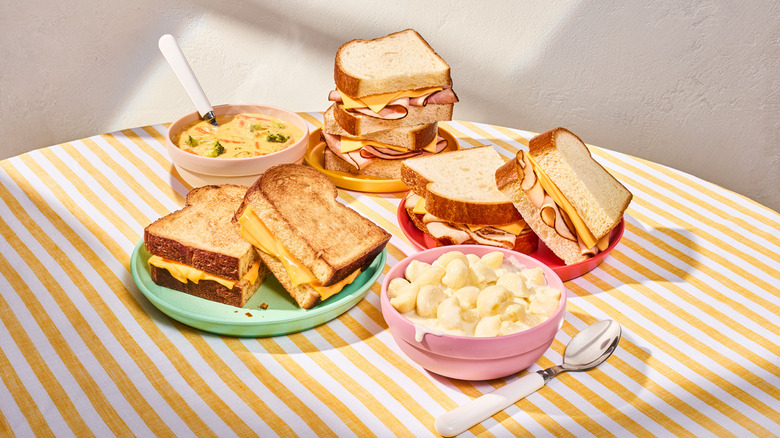 Kids' menu sandwiches at Panera