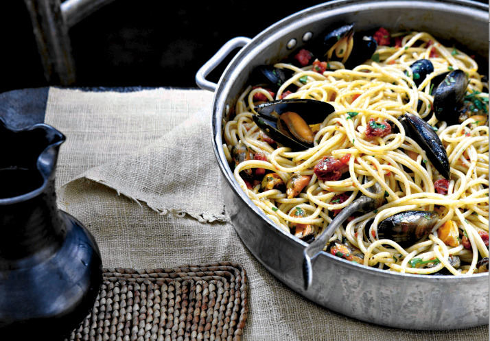 Pasta With Chorizo And Mussels Recipe