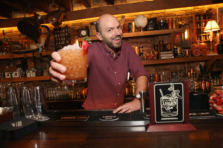 Paul Scheer Bartends At The Dead Rabbit To Launch The New 1893 Flavors, Black Currant Cola And Citrus Cola