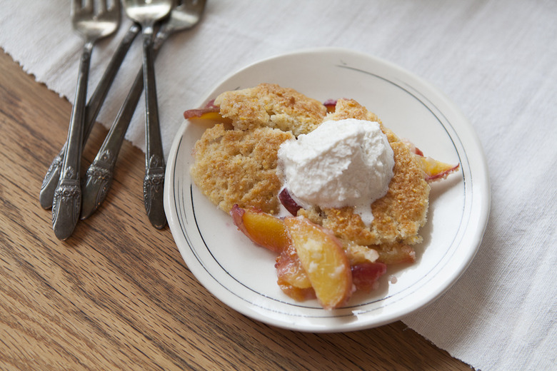 Peach Cobbler With Cardamom Whipped Cream Recipe