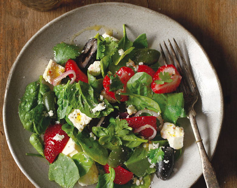 Pickled Feta With Cerignola Olives And Strawberries Recipe