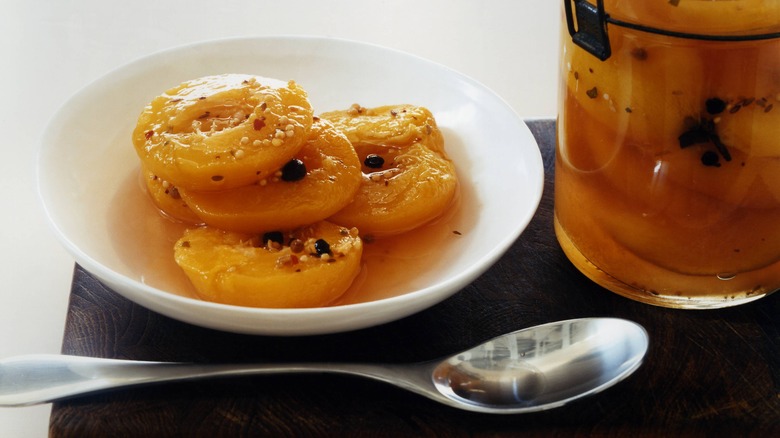 Pickled plums