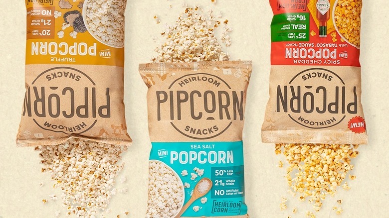 3 kinds of pipcorn