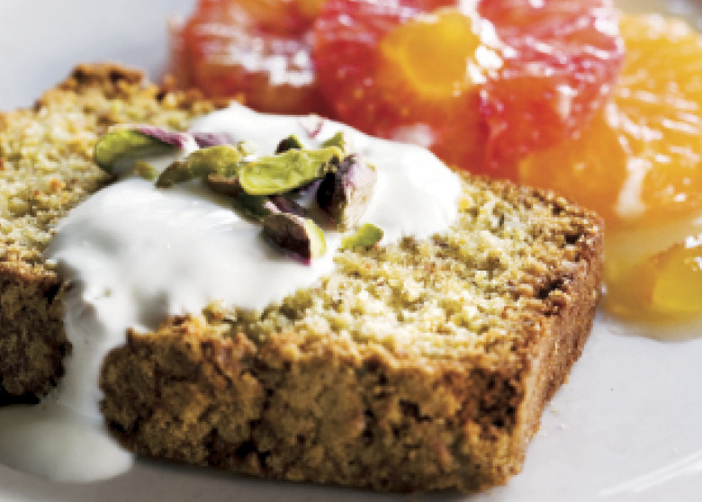 Pistachio And Almond Cake With Orange Salad Recipe