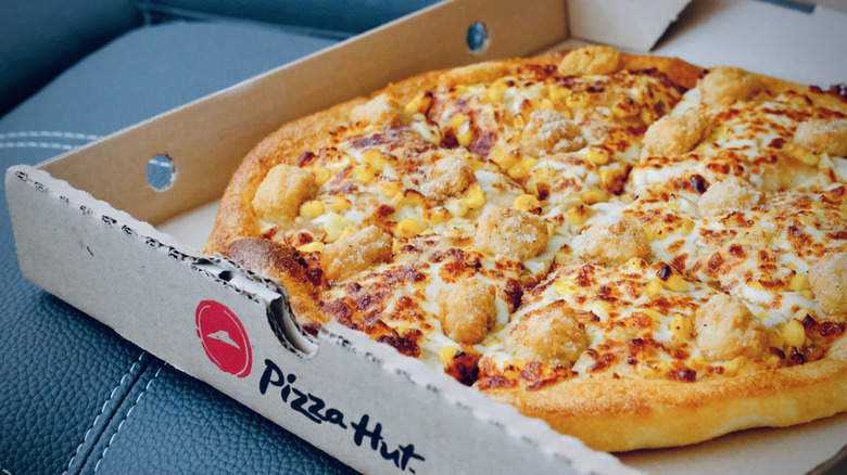 A Pizza Hut pizza.