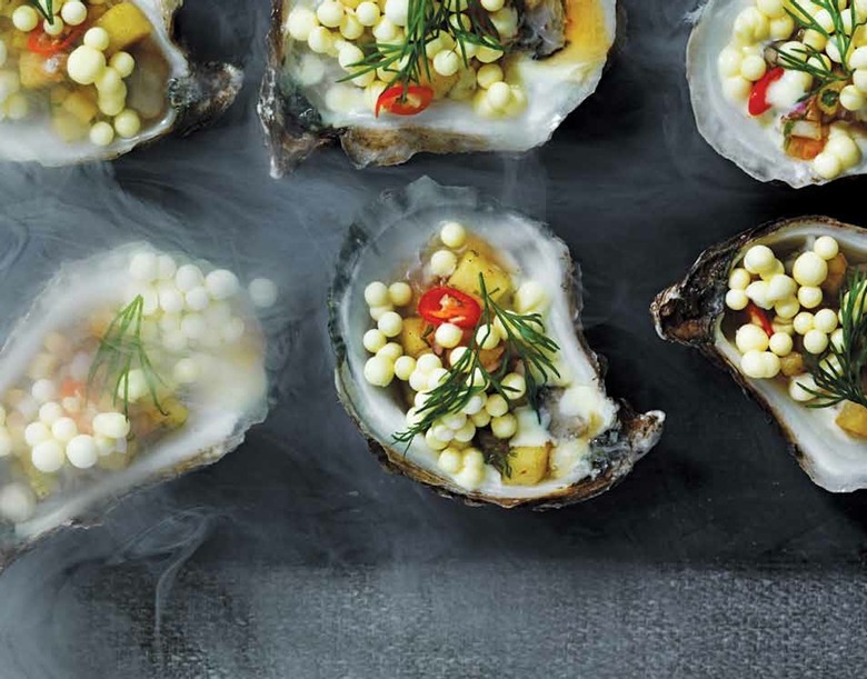 Plate Deconstruction: Richard Blais' Oysters and Horseradish Pearls