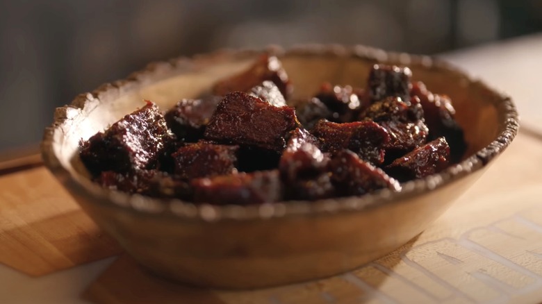 Burnt ends made from beef chuck