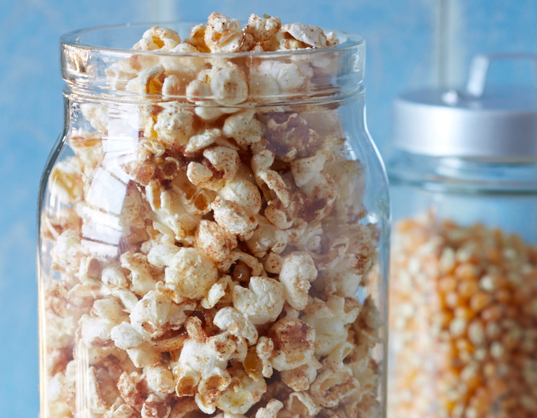 Toss popcorn with butter and cinnamon sugar for an instantly addictive movie-night snack.